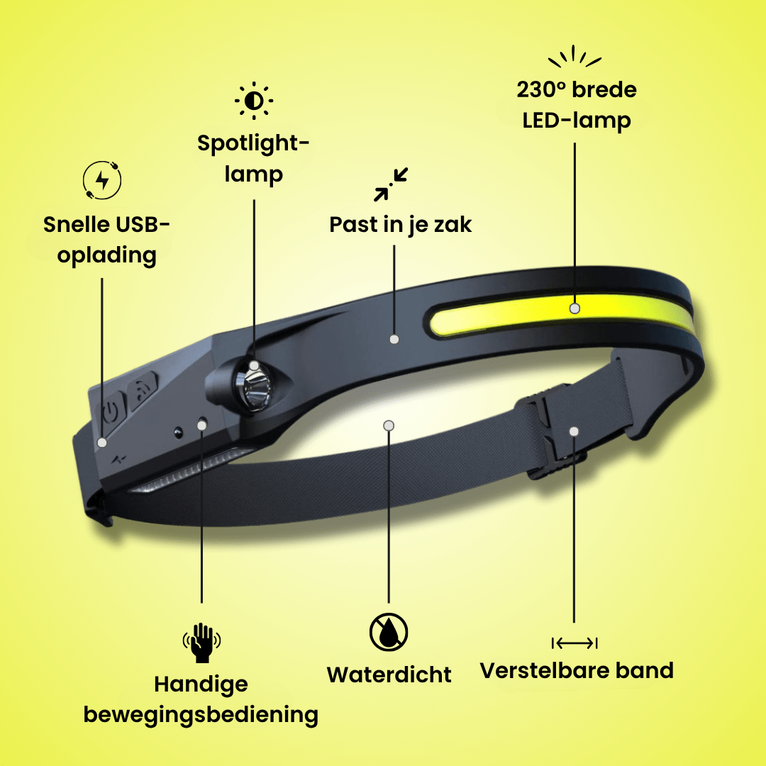 GlowGear™ Hoofdlamp
